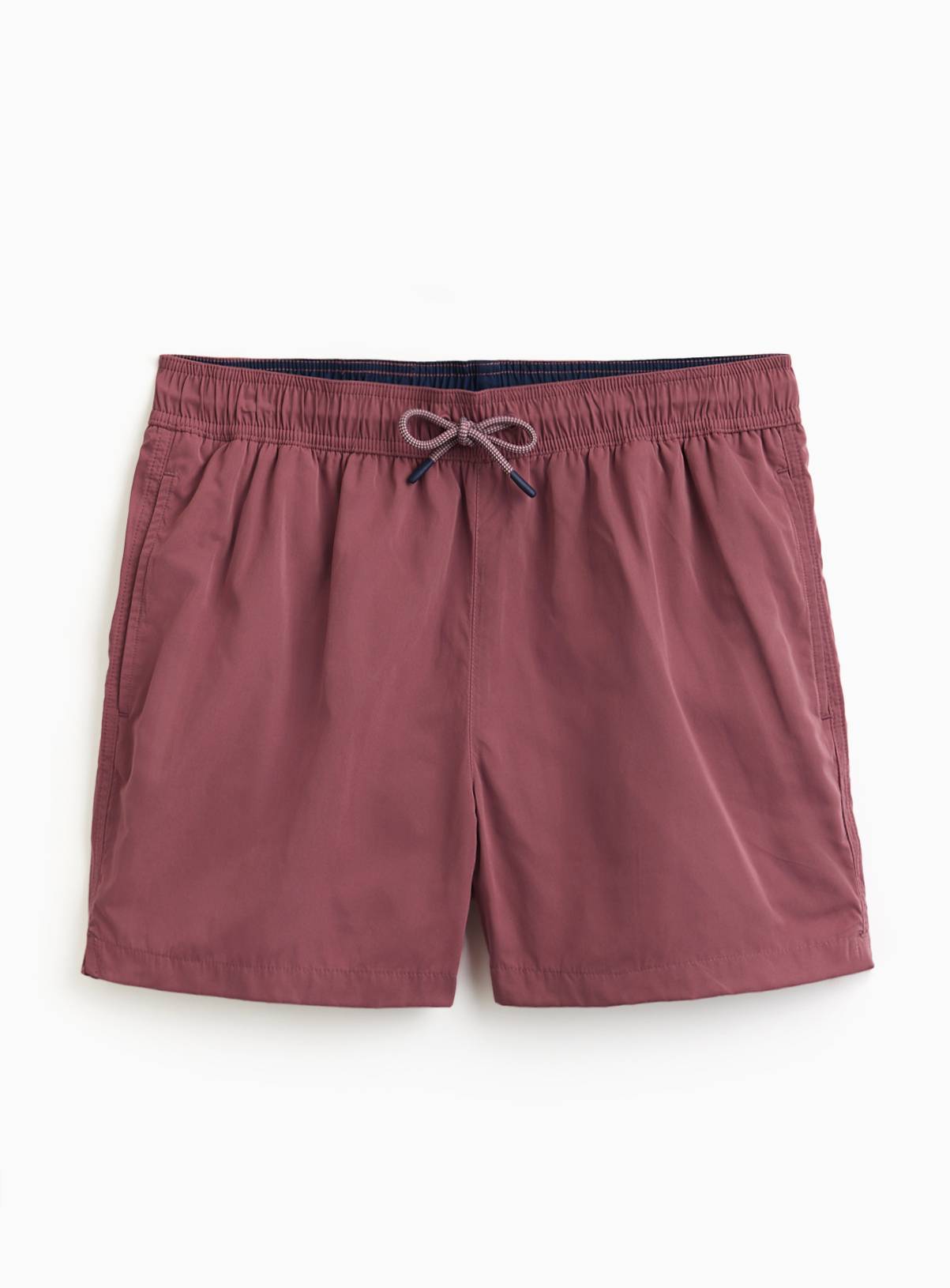 Dark Red Swim Shorts S - Image 2